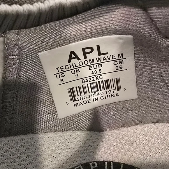 APL Techloom Wave Hybrid Gray Sneakers 0422xc